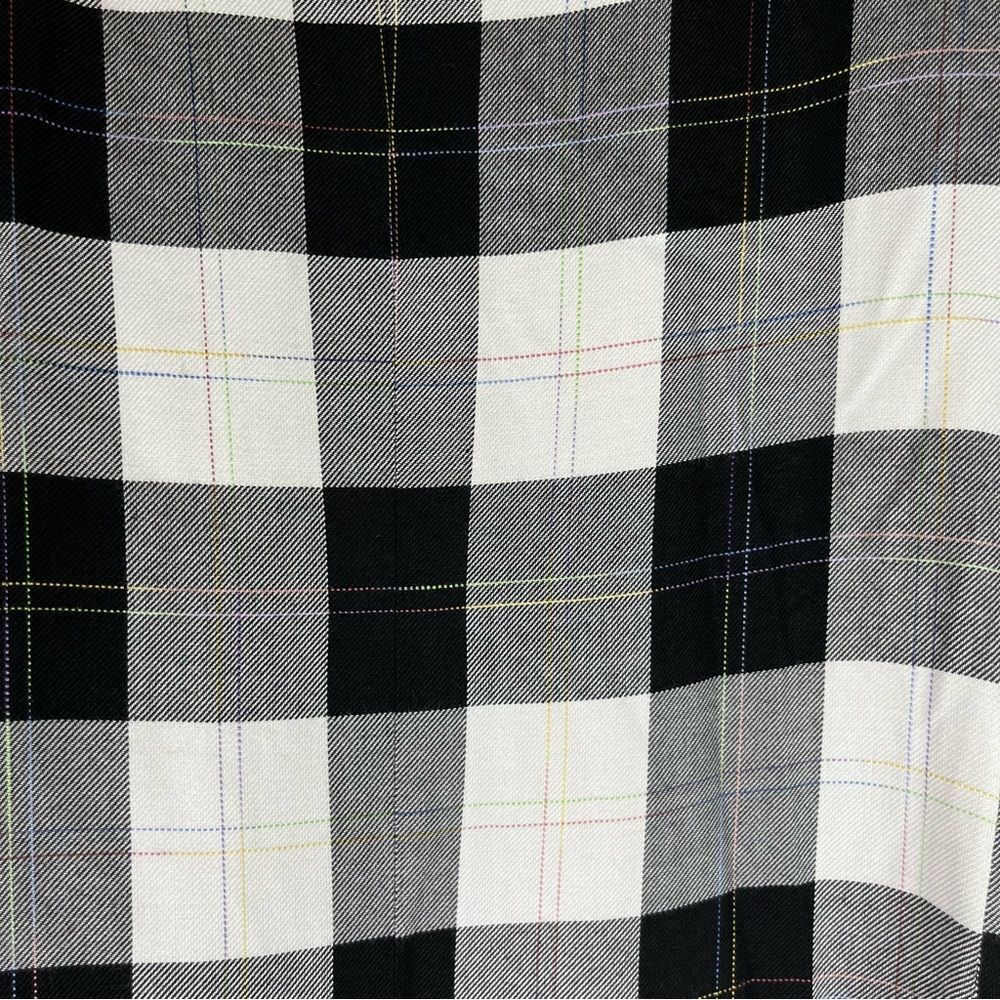 Amanda Smith Vintage Blazer Skirt Set 90s Clueless Plaid Double Breasted 16 - Picture 10 of 15